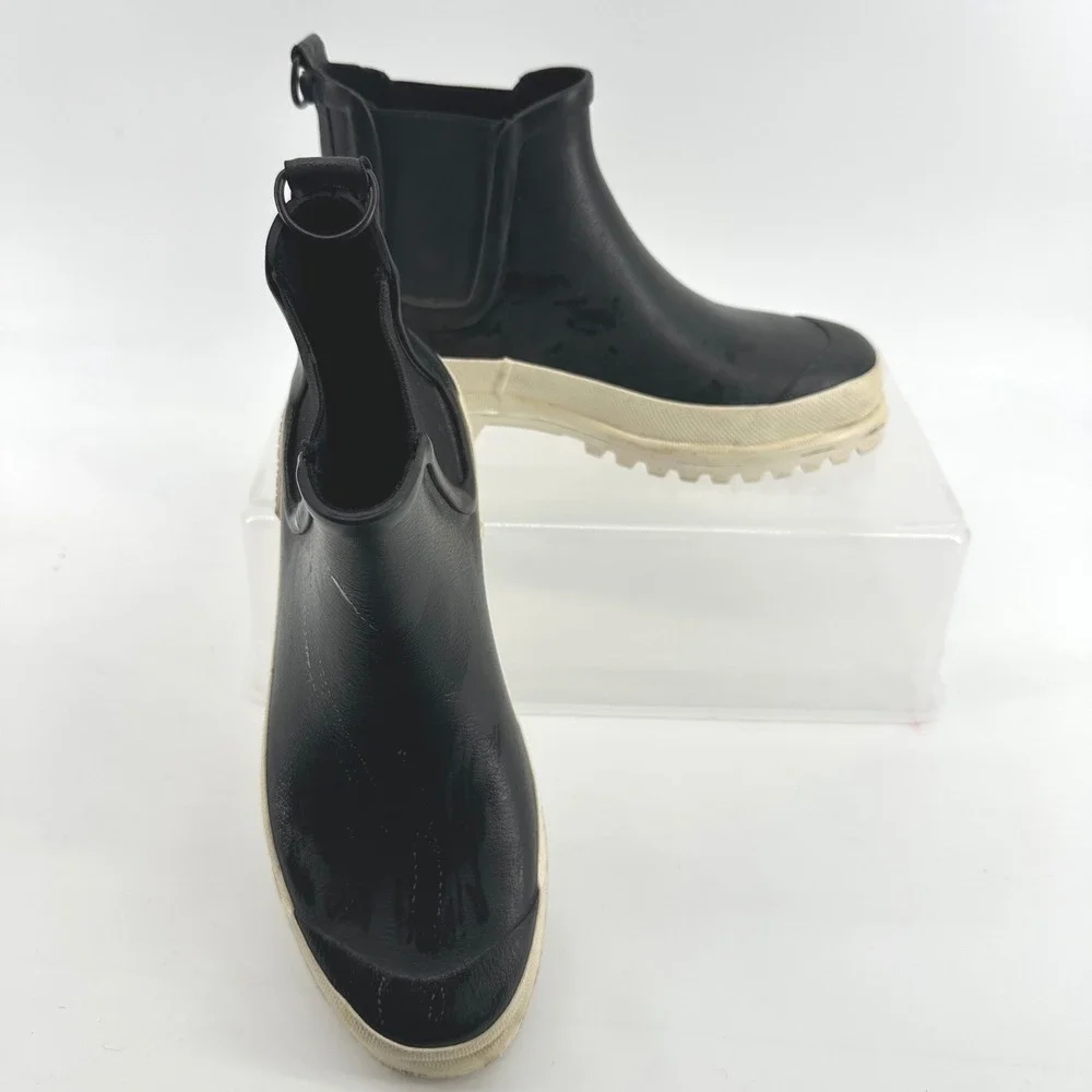 Stutterheim x Novesta Rain Boots Women Size 37 Black Gorpcore Waterproof Utility